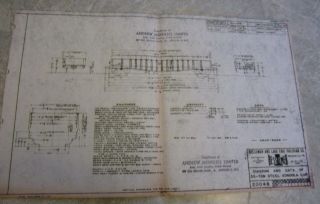Old 1943 BESSEMER & LAKE ERIE Railroad   GONDOLA CAR   Train Blueprint 