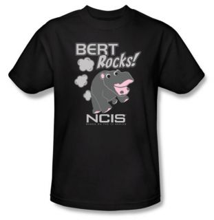 Licensed CBS NCIS Bert Rocks Adult Shirt CLEARANCE L