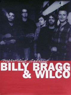 Wilco Billy Bragg 98 Mermaid Avenue Matte Promo Poster