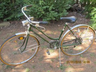 Schwinn Varsity Vintage Bike BICYCLE1971 Green 10 Speed