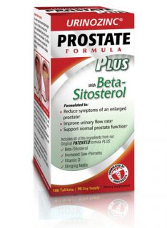 Urinozinc Prostate Formula Plus w Beta Sitosterol 180