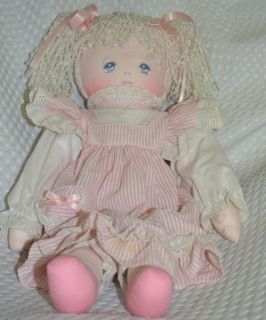18 Mundia Les Feeriques Baby Doll Girl Blonde Cloth Rag Christine Et 