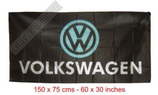 Deluxe Sign New Volkswagen Black Gol Passat Banner Flag