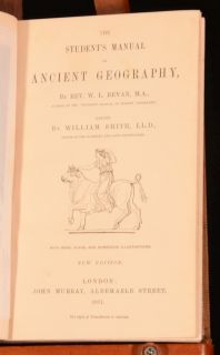   Students Manual of Ancient Geography Rev w L Bevan Illustrated
