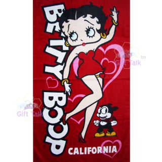 NEW Betty Boop Lovely Girl Cotton Bath Shower Towel B 45 x23