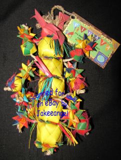 Parrot Pinata Bird Toys   Bird Tower Medium Shredder Chew Chomp Fair 