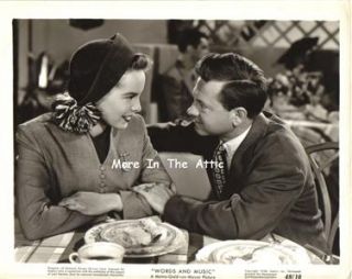 Mickey Rooney Janet Leigh Orig MGM Musical Film Still 2