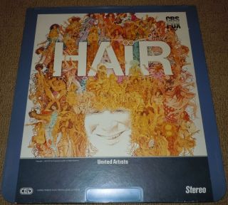 CED VIDEODISC   HAIR with Treat Williams and Beverly DAngelo