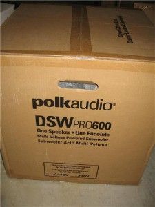 Polk Audio DSW Pro 660WI 12 inch Powered Subwoofer