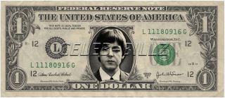Paul McCartney The Beatles Dollar Bill Real USD$ Money Celebrity 