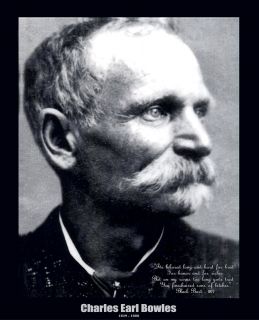 1880 Photo BLACK BART, Wild West Outlaw, W/poem, 16x13 quality print 