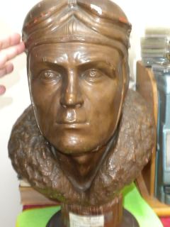 Large Bust of WW1 Aviator Possibly Billy Mitchell