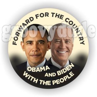 For President Barack Obama Joe Biden 2012 People Campaign Buttons Pins 