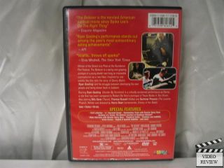 Believer DVD 2001 Ryan Gosling Billy Zane