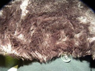 Laurel Wine Mohair Coat w Nutria Fur Collar 38 10 12