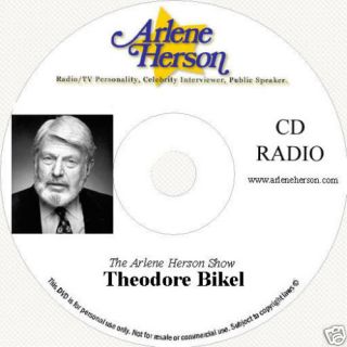 Theodore Bikel Radio Interview 4 Segments 20 Minute CD