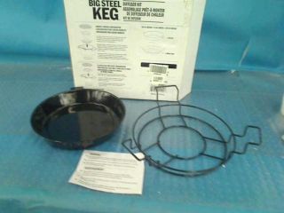BIG STEEL KEG DIFFUSER KIT Ideal for slow cooking,smoking and 