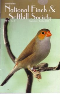   Finch Softbill Society Journal Sept Oct 2009 Aviary Birds