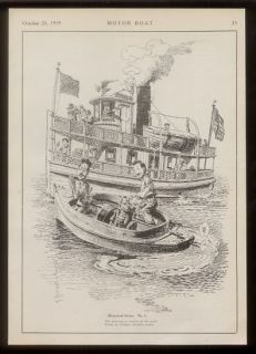 1919 William Harnden Foster Boat Cartoon Print 4