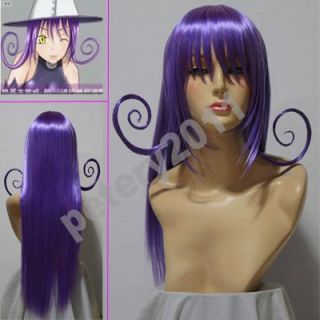 Made Style Soul Eater Blair Purple Cosplay Wig Wigs Fast Shipping 