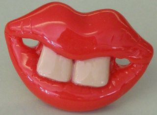 Billy Bob Funny Teeth RED LIPS Babys Personality Pacifier 148011