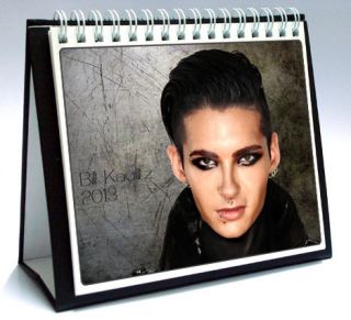 Bill Kaulitz 2013 Desktop Holiday Calendar Tokio Hotel