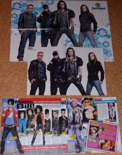   HOTEL lots of 2 german Posters Poster + Clippings Bill Tom Kaulitz