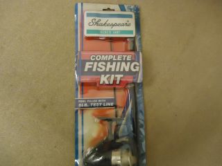 Shakespeare Spinning Fishing Kit Black Tackle Box K 0009 7 01