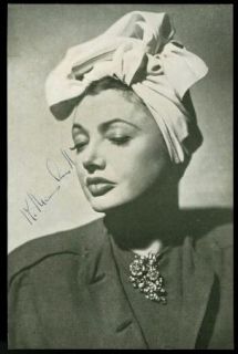 Katharine Cornell Vintage 1940s Original Signed Playbill Page 