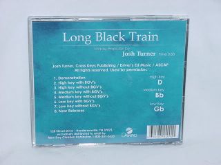 Josh Turner Long Black Train New Accompaniment CD