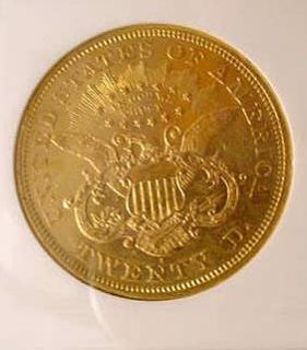 1871 S ** NGC ** AU 53 ** $20 Liberty ** Nice Gold Coin