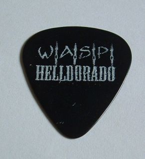 Blackie Lawless Wasp Helldorado Tour 1999 Guitar Pick w A s P