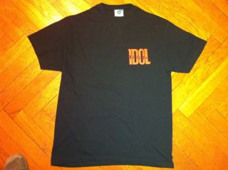 Billy Idol 2010 Concert T Shirt 100 Cotton Small