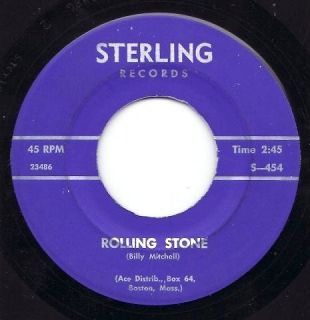 Billy Mitchell Rolling Stone on Sterling 454 rare Boston soul