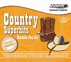 Zoom Karaoke Classics Country Superhits 3 Disc Set CDG