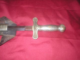 1800 s Military Sword and Scabbard Belt 33 inch Ames