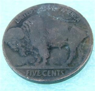 1936 D Indian Head Bisson Buffalo Nickel Five Cent Coin