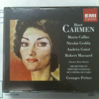 Bizet: Carmen By Callas (2CD, 1992, EMI Classics)