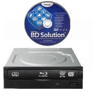 LITE ON Black 12X Blu ray Burner with Blu Ray 3D Feature SATA IHBS112 