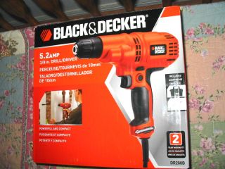 Black & And Decker DR260B 5.2AMP Corded Drill Driver Compact,Powerful 