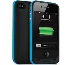 BLUE MORPHIE JUICE PACK PLUS 2000mAh BATTERY CASE FOR APPLE iPHONE 4 