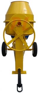 Towable 9 CUBIC CEMENT MIXER 12V Electric or Gas Gasoline 13HP