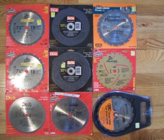Saw Blades and 2 Masonry  American Vermont, Black and Decker, Do It 