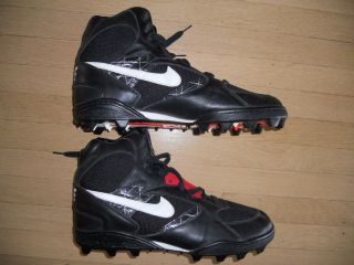 NIKE PRO Black FOOTBALL CLEATS Size 15 Defensive Offensive Lineman 