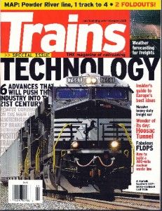 Trains Magazine Nov 2008 Map Powder River 1 Track 4
