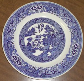 Vintage Willow Ware Royal China Blue Willow 9 Plate