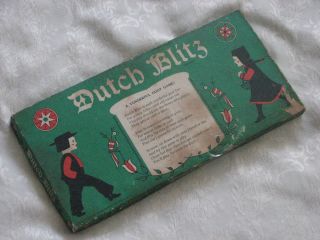 Vintage 1973 Dutch Blitz Card Game A Vonderful Goot Game