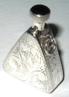 Sterling Silver Perfume Bottle Pendant with Dabber