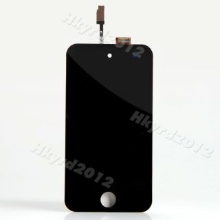 Black Repair LCD Display Touch Digitizer Assembly Fit For iPod Touch 4 