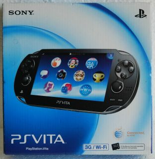   PSVita PlayStation Vita WiFi Crystal Black Video Game Console